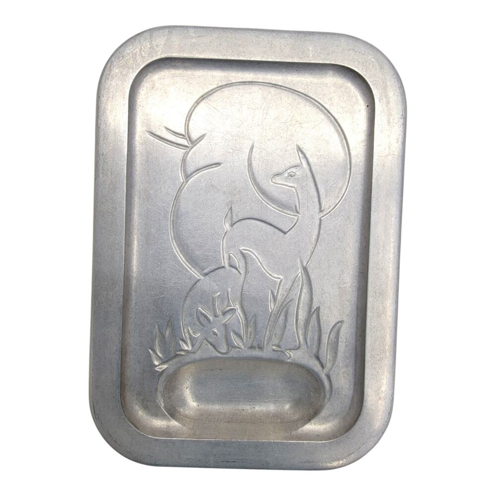 Vintage Griswold Aristocraft Cast Aluminum Deer Meat Carving Serving Platter